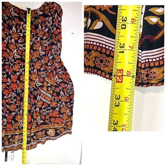 Revolve RAGA Size Medium Romper Shorts Long Sleeve Boho Cottage Peasant - Picture 8 of 13